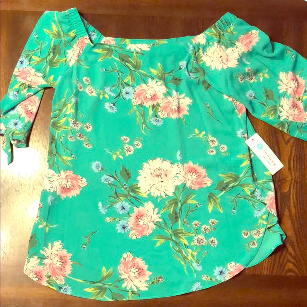 Grassley off the shoulder Stitch Fix Exclusive